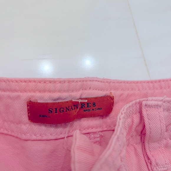 Signature8 Pink Cargo Carpenter Pants Jeans Spring Color - Picture 5 of 7